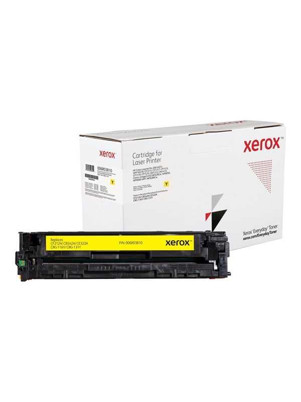 006r03810   Alternative To Hp 125a   Cb542a Hp 128a   Ce322a Hp 131a   Cf212a Canon Crg 131y Yellow Toner   Lasertoner Gul fra Xerox