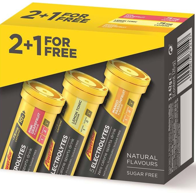 Electrolytes Mango Lemon Pink Grape 2in1 fra Powerbar