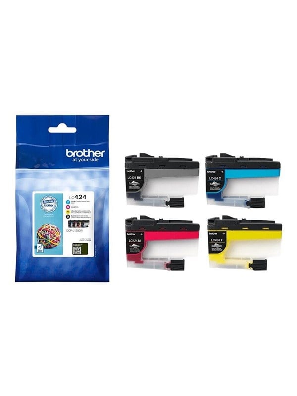 4 Pack (black Yellow Cyan Magenta) Original   Ink Cartridge   Blækpatron fra Brother