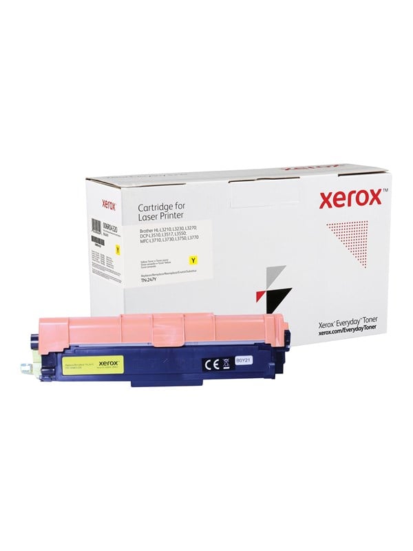 006r04320   Alternative To Brother Tn247y   Yellow Toner   High Yield   Lasertoner Gul fra Xerox