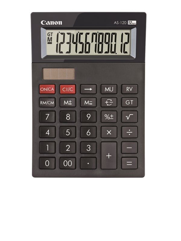 As 120 Ii Hb Desktop Calculator fra Canon