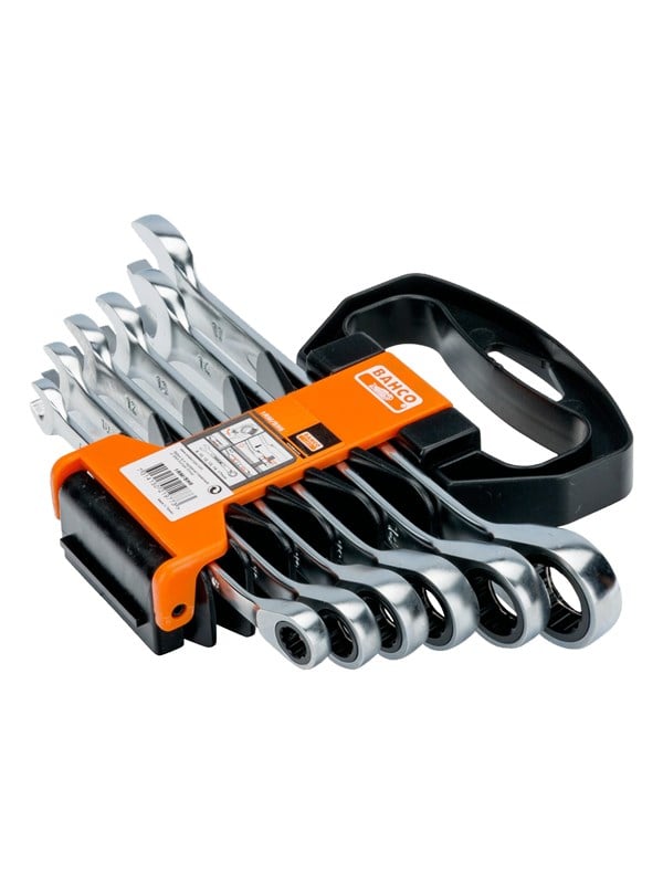 1rm Sh6 Ring Ratchet Wrench Set fra Bahco