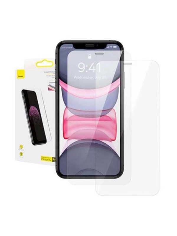 0.3mm Full Glass Tempered Glass Film(2pcs Pack) For Iphone X Xs 11 Pro 5.8inch fra Baseus