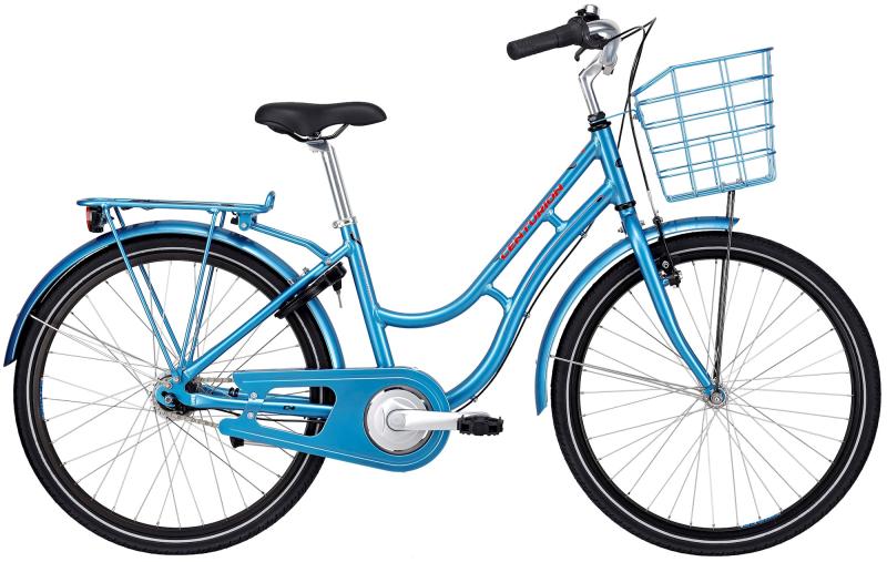 Basic Urban+ 24" Børnecykel i Blå - Elegant og Praktisk
