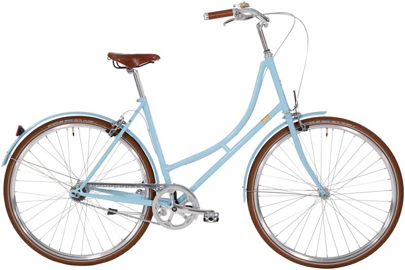 8g Dame Fælgbremse i Lyseblå fra Bike By Gubi