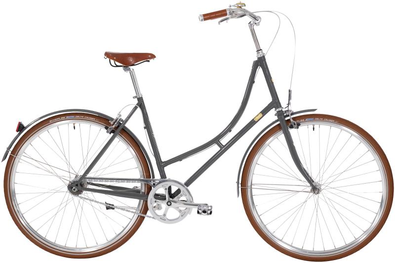 8g Dame Fælgbremse 2023   Grå fra Bike By Gubi