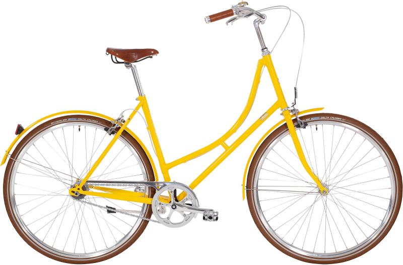 7g Dame Fodbremse 2023   Gul fra Bike By Gubi