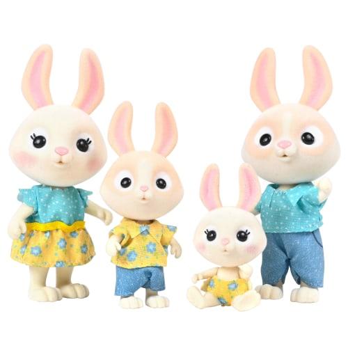 Kaninfamilie fra Honey Bee - Fantastisk legetøj til børn!