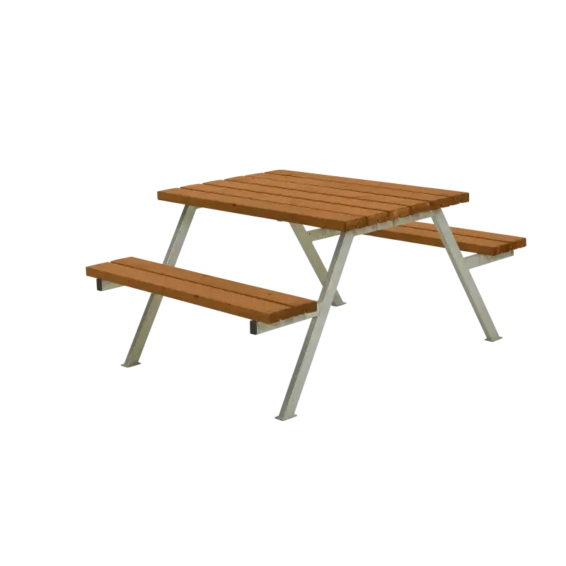 Plus Alpha Bord Bænkesæt 118 Cm   Teak fra Plus A/s