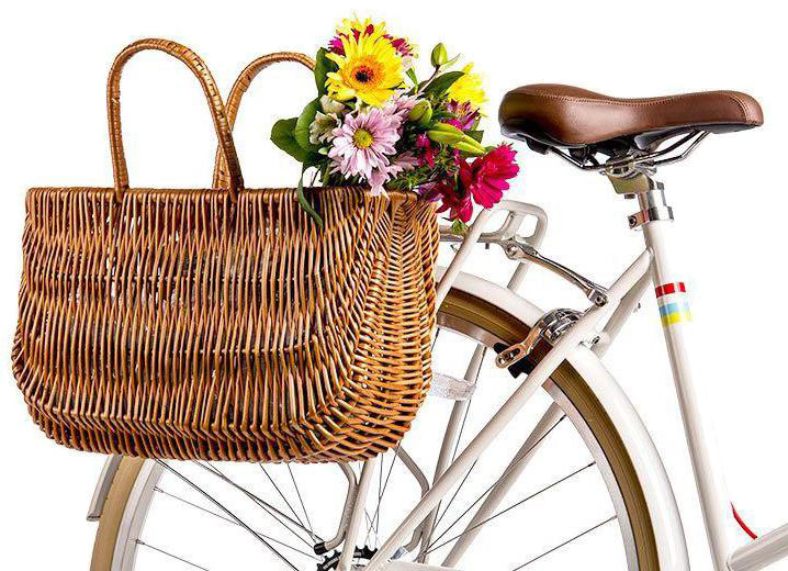 Fletkurv med Kroge - Swing Wicker Shopper fra Basil