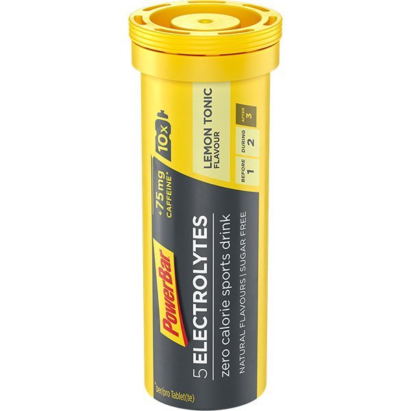 Electrolytes+koffein Lemon Tonic Boost fra Powerbar