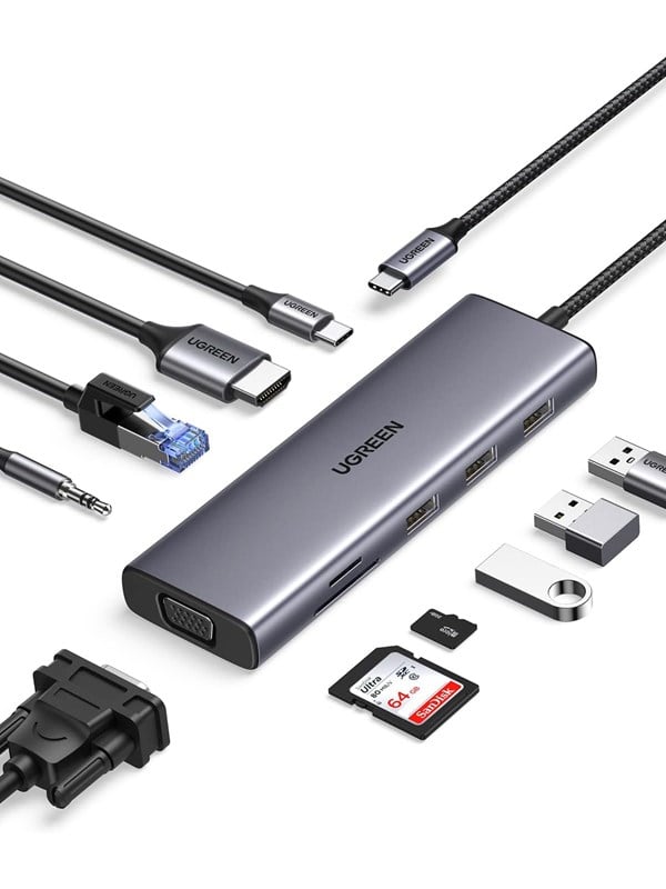 10 In 1 Usb C Hub fra Ugreen