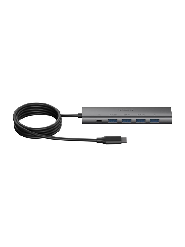 3 In 1 Usb 3.0 Hub Usb Hub   Usb 3.0   3 Ports   Sølv fra Obsbot