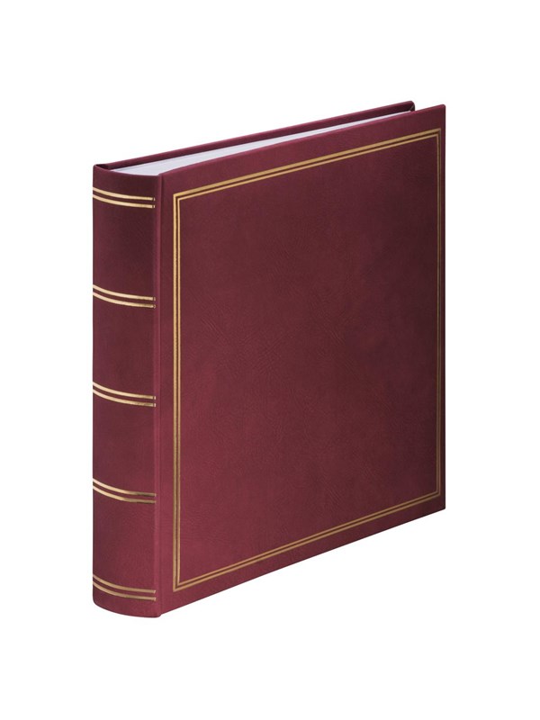 "london" Jumbo Album 30x30 Cm 80 White Pages Bordeaux fra Hama