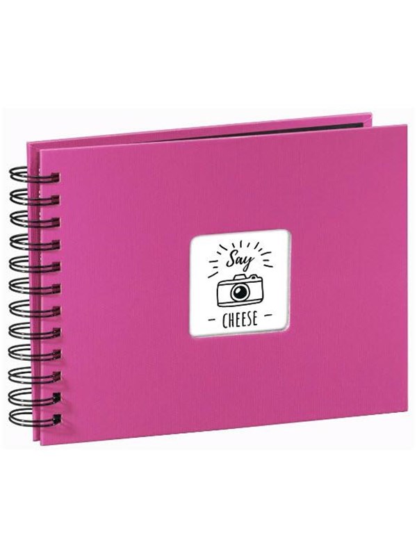 "fine Art" Spiral Album 24 X 17 Cm 50 Black Pages Pink fra Hama