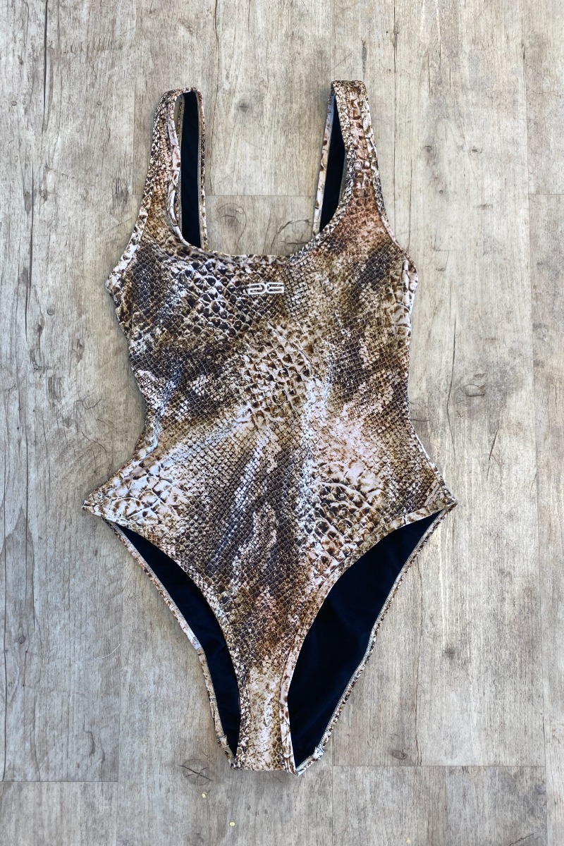 Badedragt   Gzsage P Swimsuit   Golden Snake fra Gestuz